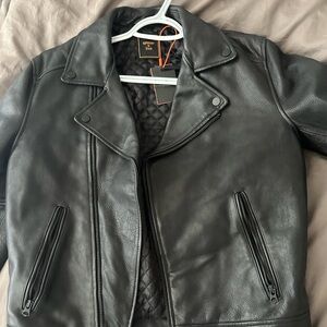 Genuine Leather Superdry Unisex Jacket